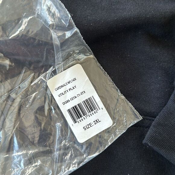 Arizona Cardinals Rise Up Red Sea Pullover Graphic Hoodie Black Size 2XL NWT - Picture 5 of 5